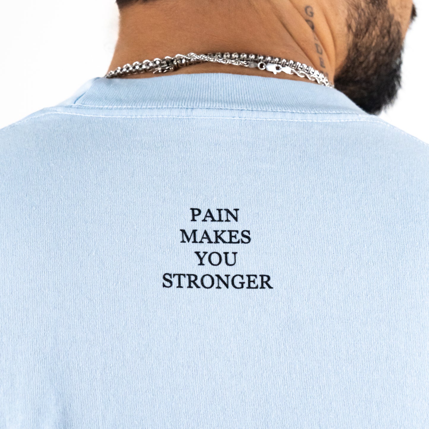 Tears Of Pwer Heavyweight Shirt - Baby Blue