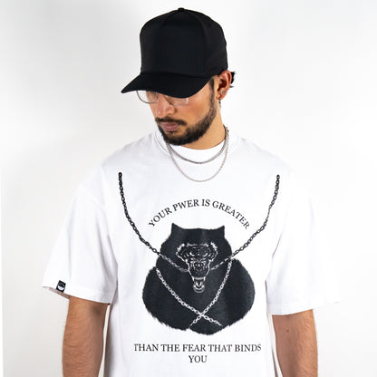 Chained Wolf Heavyweight Shirt - White