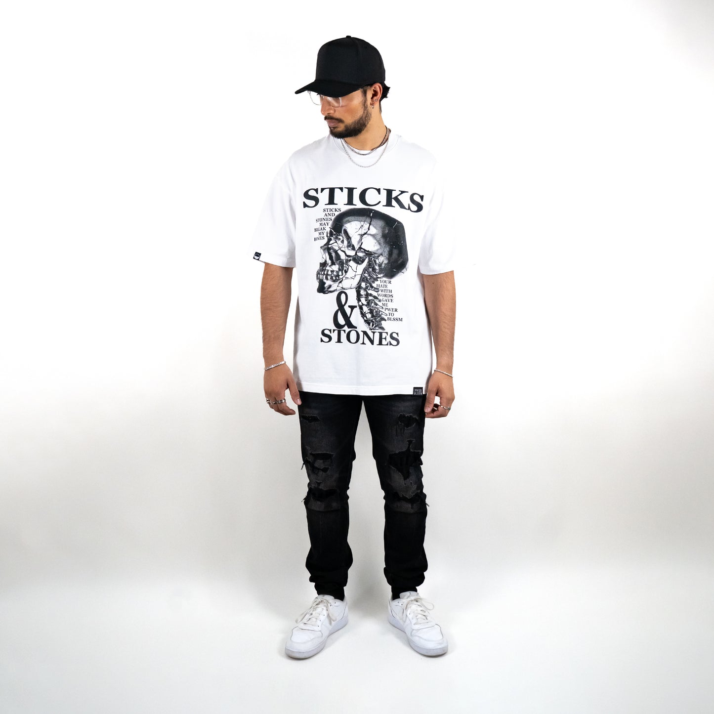 Chained Wolf Heavyweight Shirt - White